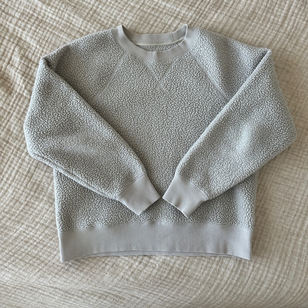 Everlane Renew Teddy Fleece Pullover